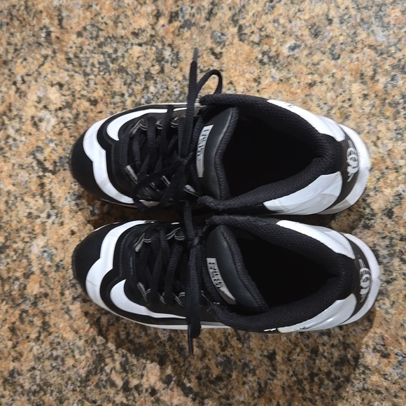 Boys Nike Hurrache Baseball Cleats Size 3.5 - Picture 5 of 7